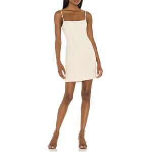 Saylor Tirzah Sweater Mini Dress in Ivory